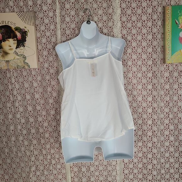 NWT Faded Glory white tank top size xl - Picture 4 of 7